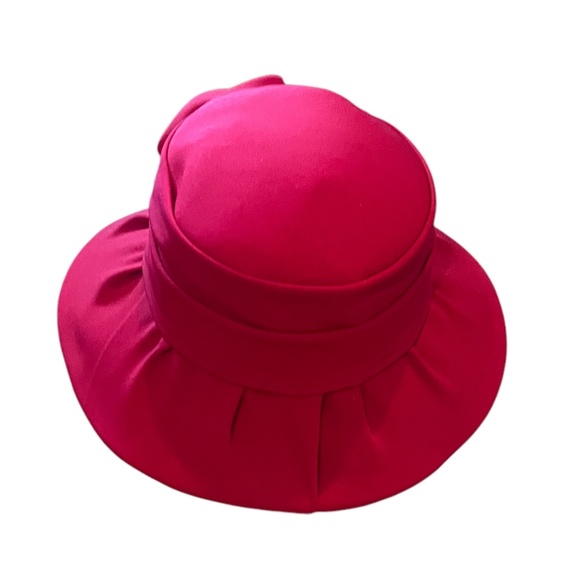 NWT Vintage CARAMIA Women\'s Red Derby‎ Church Hat main image 4